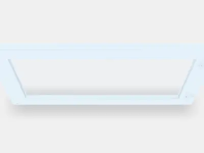 GLASSVIK Glass by 9 Low-poly 3D model