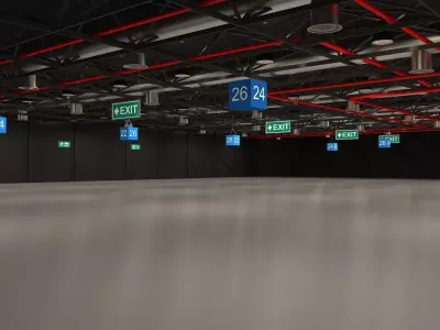 Exhibition Hall Ceiling 3D model