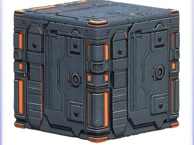 SciFi Seamless Texture Texture 12