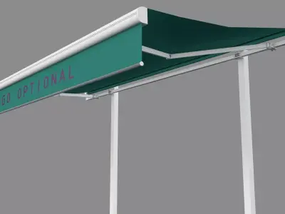 Hinged Awning Canopy 3D model