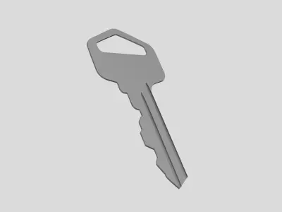 Key - Geometry Only No Textures No Materials 3D model