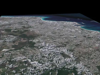 Bridgetown - Barbados 3D model