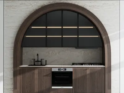 Kitchen Appliance Bosch Kitchen 93 Low-poly 3D model