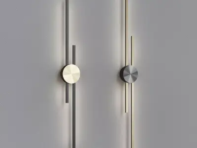 GULL SCONCE Low-poly 3D model