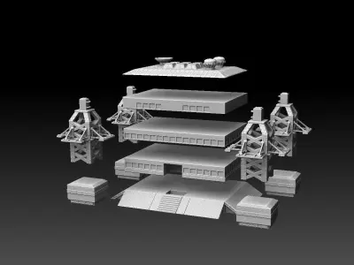 Syndicate Buildings 3D print model