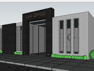 Facade Design  -Law Office Free 3D model