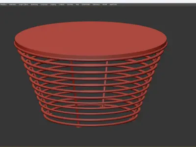 Greg Marize cofe table Low-poly 3D model