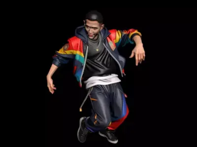 street dance 3D model
