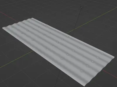 ROOF TIN SHEET  3D model