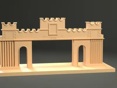 Harar Gates Euthopia 3D print model