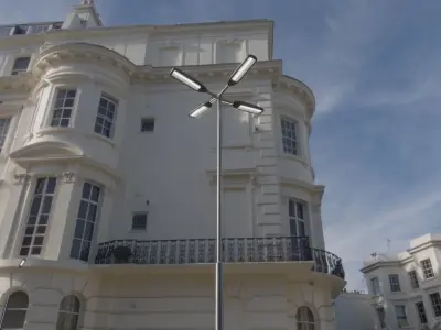 Street Light 11 version 9 5m with pole 2 Low-poly 3D model