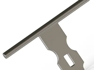 Sliding Door Bolt Latch 3D print model