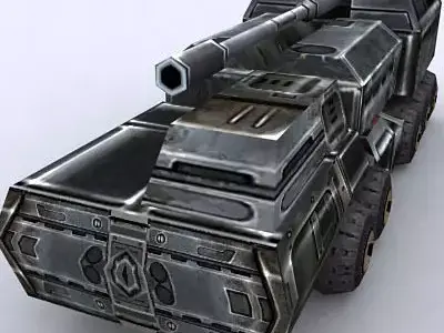 3DRT - Sci-Fi Forces - Artillery  Low-poly 3D model