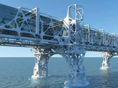 Future Bridge 02 3D model
