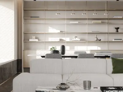 apartment interior scenes       3D model 6