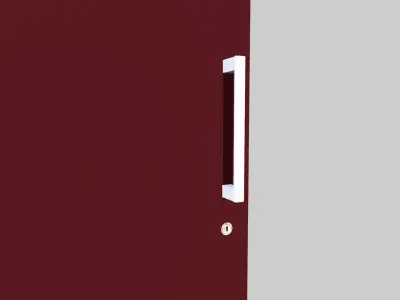 Godrej Wardrobe Door 450 W Low-poly 3D model