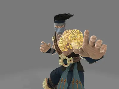 jago from killer instinct 3D model