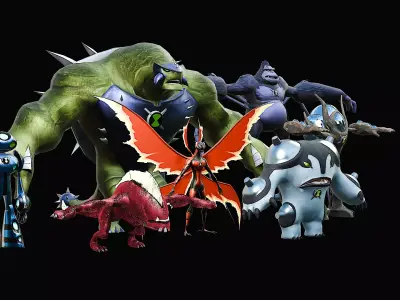 Ben 10 Ultimate Alien 3D Model Pack   3D model