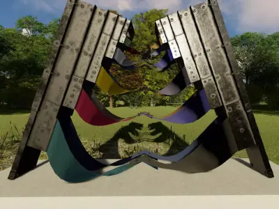 Fiesta Andina  Edgar Negret 3D model