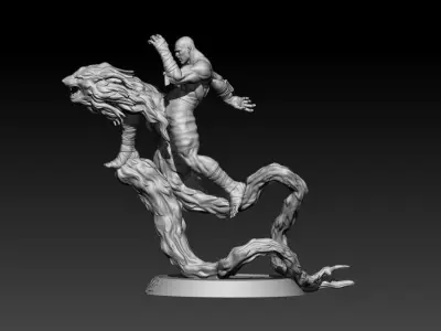 Sagat Tiger Assault 3D print model