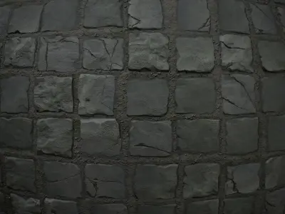 Stone Floor 04 PBR Tile Texture