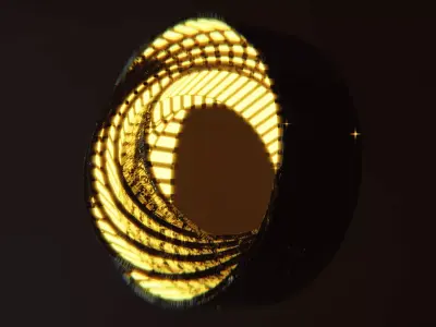 Rotating Rings 3D model