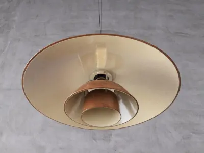 Poul Henningsen Copper Pendant 3D model