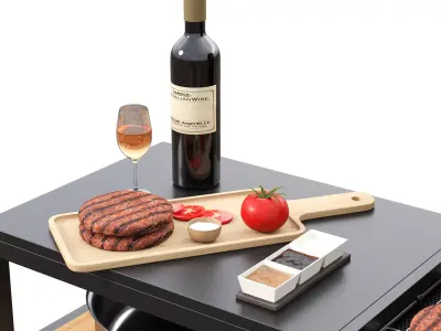 Barbecue 69 3D model