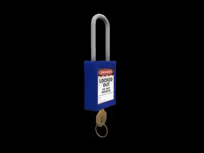 Locked Out Lock 3D model