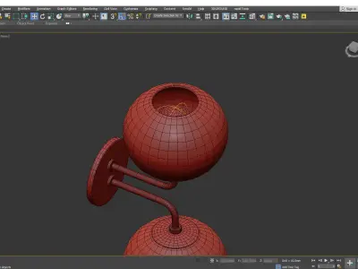 Mitzi Margot Double Wall Sconce Low-poly 3D model