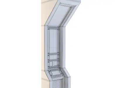 Space Station Wall 2 3D model