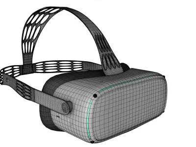 VR goggles Low-poly 3D model