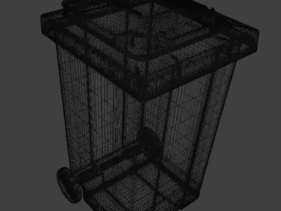 Rubbish Bin 3D model