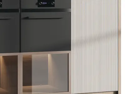 Modern kitchen 32 3D model