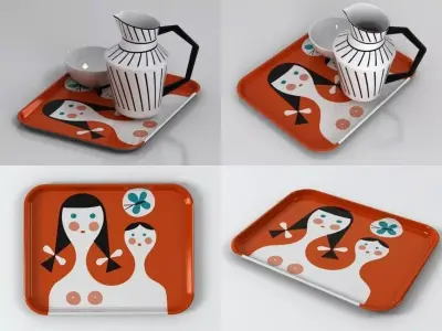 Mother and Child 3D model