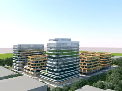 Office Building 3D model 527