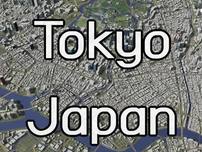 Japan - city and urban 3D Model Pack