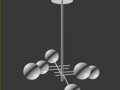 Bolle Gallotti Chandelier 3D model