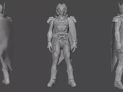 Kamen Rider Zein 3D model