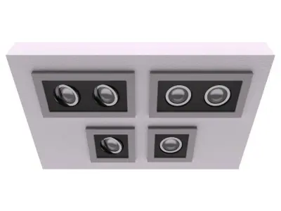 Pendant lights - Black Spider 3D model