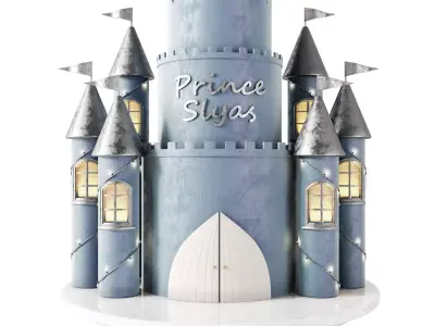 Toy castle 3D model