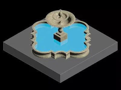 Fountain Family  Free 3D model