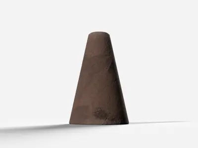 Piloncillo cone Low-poly 3D model