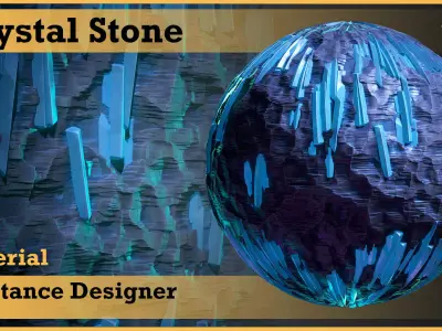 crystal - VOL 03 - substance designer Texture
