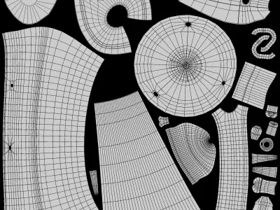 Medieval Lighting Set 3D Model Pack