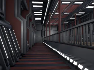 Sci Fi Scene  3D model