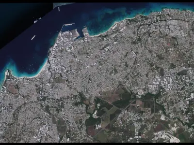 Bridgetown - Barbados 3D model