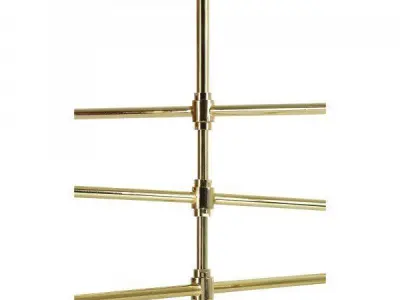 Orlando Sputnik Modern Linear Chandelier Light 3D model