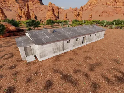 Warehouse-Warehouse Building 3D model 11