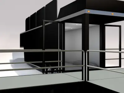 Mobile Event Trailer 3D model